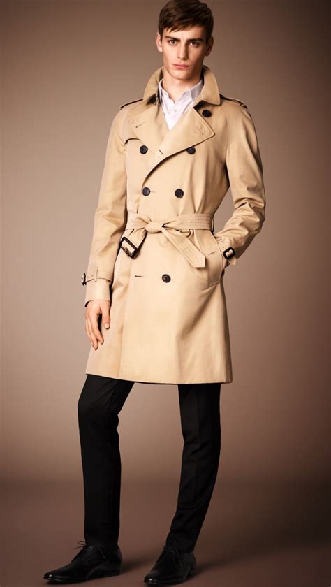 burberry long trench coat men|Burberry vintage men's trench coat.